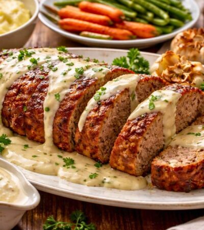 Ina Garten Meatloaf with Garlic Sauce Recipe