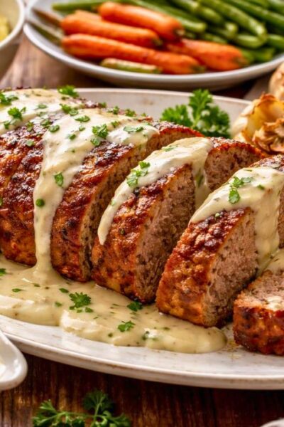 Ina Garten Meatloaf with Garlic Sauce Recipe